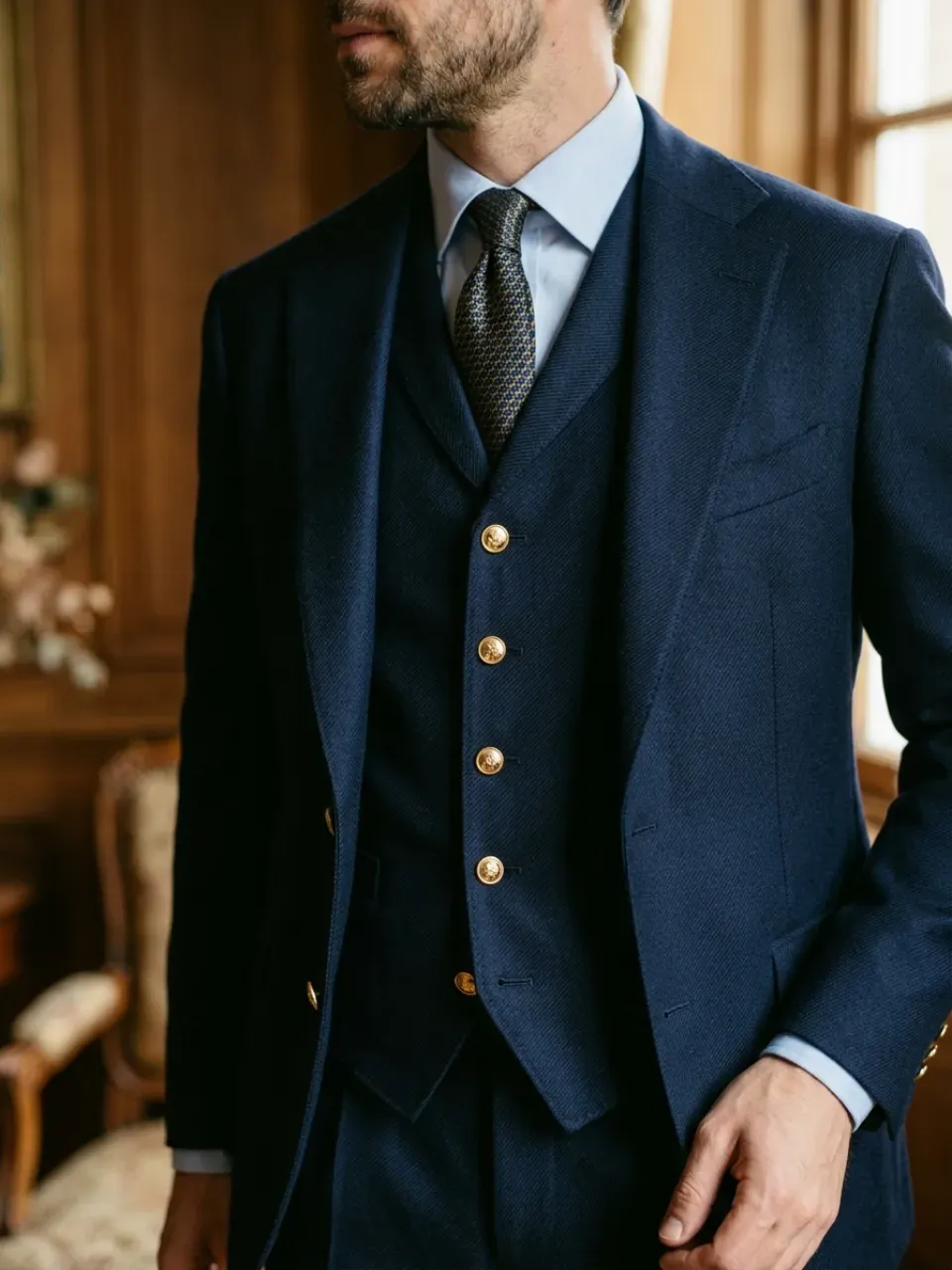 Veston công sở đẳng cấp Quốc Cường Tailor